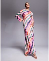 DASKA - – chiffon-maxikleid - Lyst