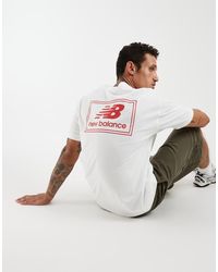 New Balance - Woven Label T-shirt - Lyst