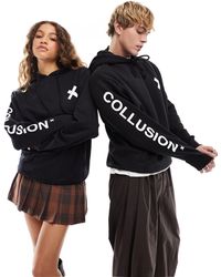 Collusion - Sudadera con capucha y logo en unisex - Lyst
