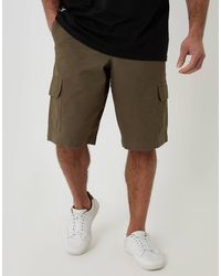 Threadbare - Baggy Fit Cotton Cargo Shorts - Lyst