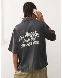 PacSun - Short Sleeve Los Angeles Slogan Shirt - Lyst