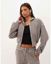 Missy Empire - Missy Empire Funnel Neck Jacket - Lyst