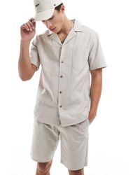 Only & Sons - Seersucker Shorts Co-ord - Lyst