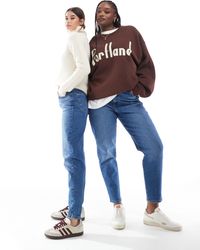 Levi's - Jean mom taille haute à délavage moyen - Lyst