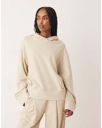 ASOS - Hoodie With Waffle Panel Detail - Lyst