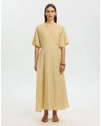 SELECTED - Midi Jurk - Lyst