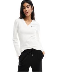 Nike - Ribbed Jersey Top - Lyst