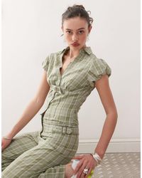Collusion - Y2k Tailored Blouse Co-ord - Lyst