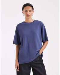 ASOS - Oversized T-Shirt Van Jersey Met Textuur - Lyst
