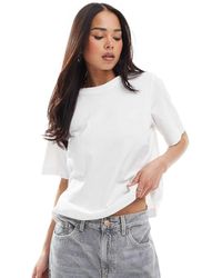 Weekday - Camiseta Blanca Estándar Essence De - Lyst