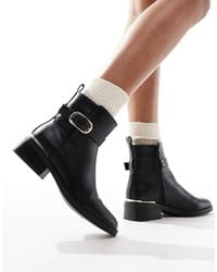 Schuh - Ciara Ankle Boots With Buckle - Lyst