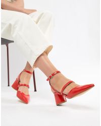 Talons Carrs Rouge Chaussures Multiples Et Brides v8wmN0n