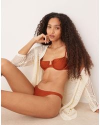 Mango - High Rise Bikini Bottom - Lyst