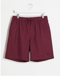 fred perry classic swim shorts
