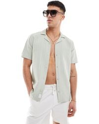 Hollister - Seersucker Short Sleeve Shirt - Lyst