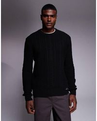 River Island - Cable Knit Jumper - Lyst