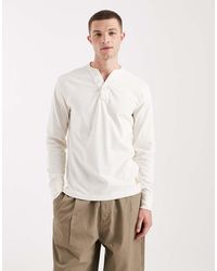 Hollister - Long Sleeve Henley Top - Lyst