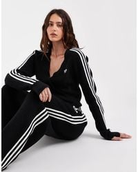 adidas Originals - X Jennie Knitted Wrap Cardigan - Lyst