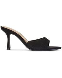 SEQWL - Open Toe Slip-On High Heel Mule Sandals - Lyst