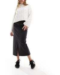 Object - – beschichteter midirock - Lyst