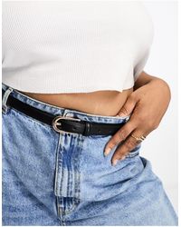ASOS - Asos design curve – schmaler hüft- und taillengürtel für jeans - Lyst