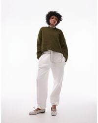 TOPSHOP - Knitted Fluffy Relaxed Ultimate Jumper - Lyst