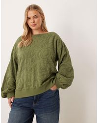 ASOS - Asos design curve – schulterfreies sweatshirt - Lyst