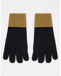 ASOS Roll Back Knitted Gloves - Multicolor