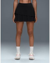 Oysho - Ruffled High Rise Compressive Mini Skirt - Lyst