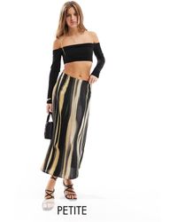 Vero Moda - Abstract Midi Skirt - Lyst