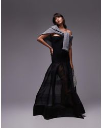 Mango - – capsule – trägerloses maxikleid - Lyst