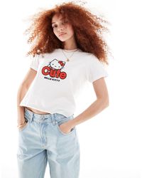 ASOS - Baby Tee With Hello Kitty Licence Graphic - Lyst