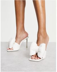 Jeffrey Campbell - Bow Down Heeled Mules - Lyst
