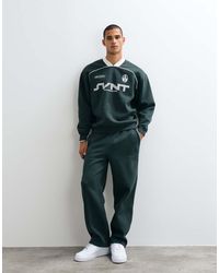 ASOS - Wide Leg jogger With Piping - Lyst