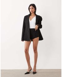 ASOS - Co-ord Lace Shorts With Mandarin Trim - Lyst