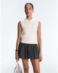 Oysho - Sleeveless Open Knit Jumper - Lyst