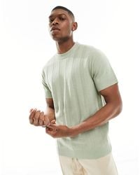 Another Influence - Knitted Jacquard T-shirt - Lyst