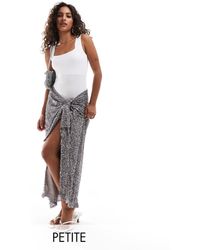 Never Fully Dressed - Petite – jaspre – verzierter midirock - Lyst
