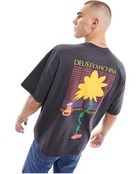 Deus Ex Machina - T-shirt nera con stampa breeze - Lyst