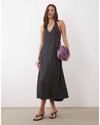 Nobody's Child - Lynette Halter Neck Midi Dress - Lyst