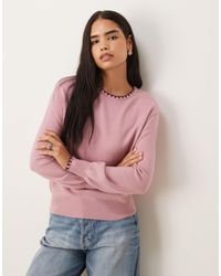 Threadbare - Pull ras - Lyst