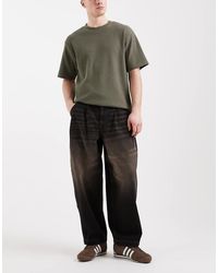 ASOS - Oversized Tapered Fit Jeans With Tint - Lyst