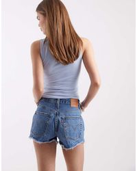 Levi's - 501 Originele Mid Short Met Onafgewerkte Zoom - Lyst