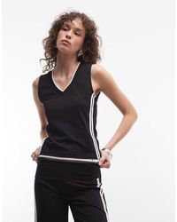 Collusion - Fitted V-neck Tank Co-ord - Lyst