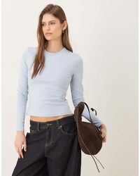 Abercrombie & Fitch - Long Sleeve Seamless Baby Tee - Lyst