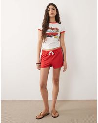 ASOS - Tricot Piping Detail Micro Short Co-ord - Lyst