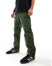 ASOS - Paneled Leg Cargo Pants With Patch - Lyst