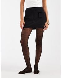 JJXX - Sheer Bow Tights - Lyst