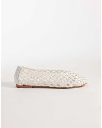 Public Desire - Rhodes Woven Ballet Flats - Lyst