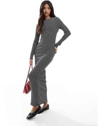 Vero Moda - Aware Long Sleeved Jersey Midi Dress - Lyst